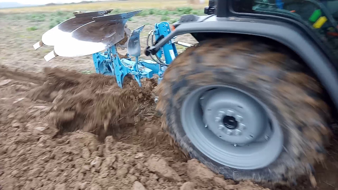 Deutz  Fahr  5070 D   Lemken  Opal    oranje  ploughing  orka  orba   Pflügen