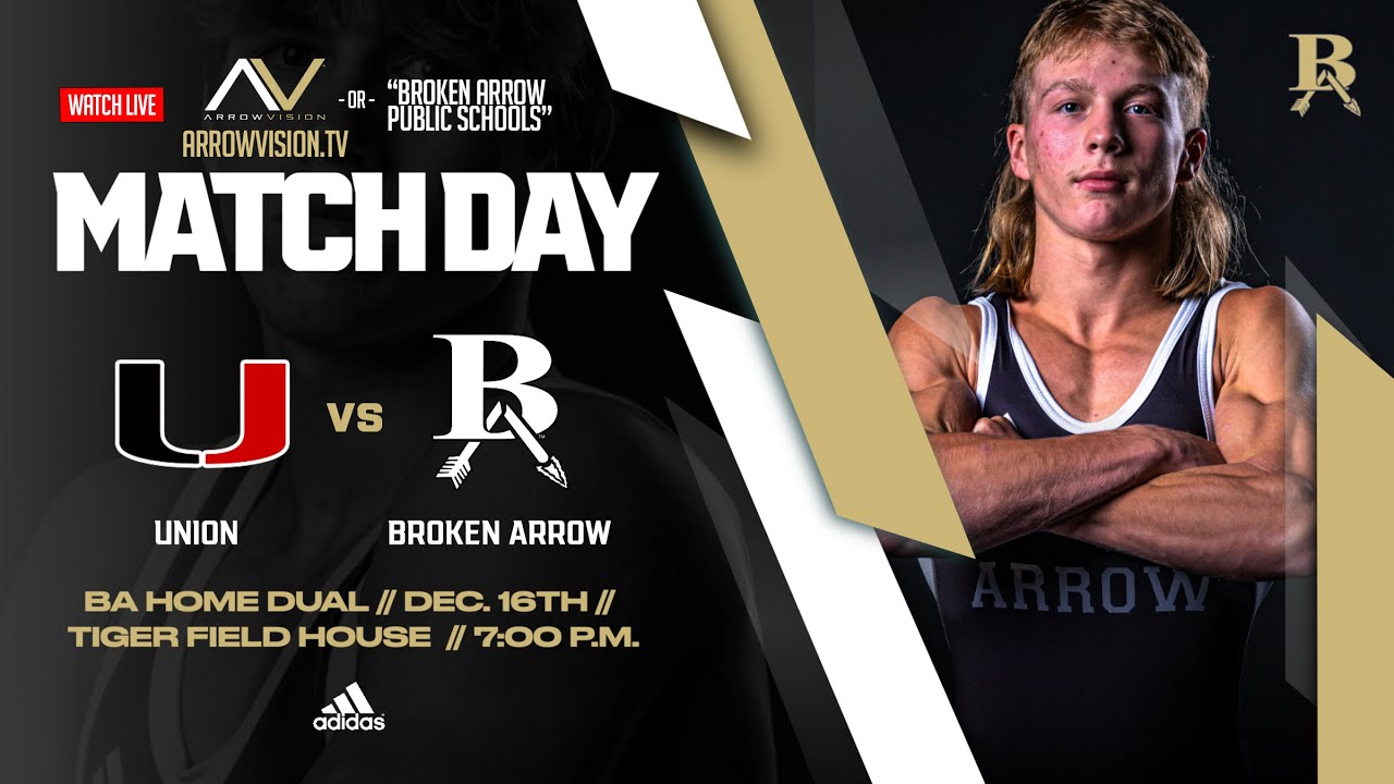 Broken Arrow Wrestling vs. Union YouTube