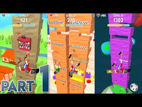Crazy Climber Level 1 to 40 - Gameplay Walkthrough Part 1