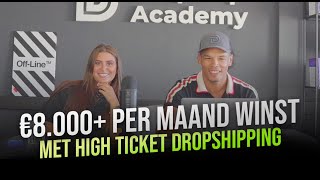 Dit Is Hoe Lisa €8000 Per Maand Verdient Met High Ticket Dropshipping