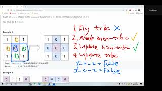 Leetcode 73. Set Matrix Zeroes. Arrays. Python