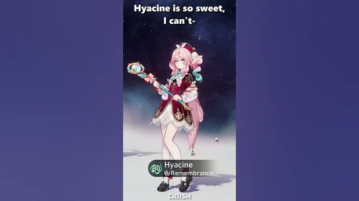 Hyacine is so sweet🥰 #hyacine #hsr #honkaistarrail #amphoreus #hsrcreators