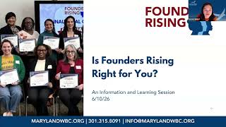 Founders Rising Info Session