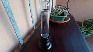 Robert FitzRoy Storm Glass Time lapse 4K