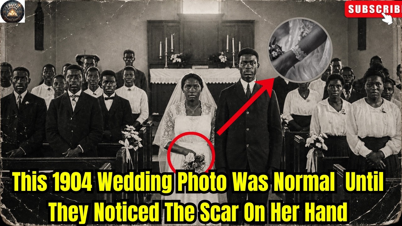 This 1904 Wedding Photo Was Normal — Until They Noticed The Scar On Her Hand