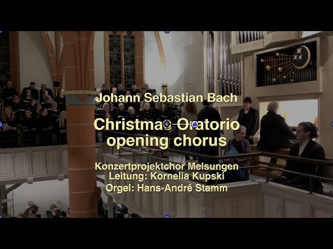 J. S. Bach Christmas Oratorio Opening Chorus, arr. for organ solo by Carsten Klomp @hans-andrestamm4988