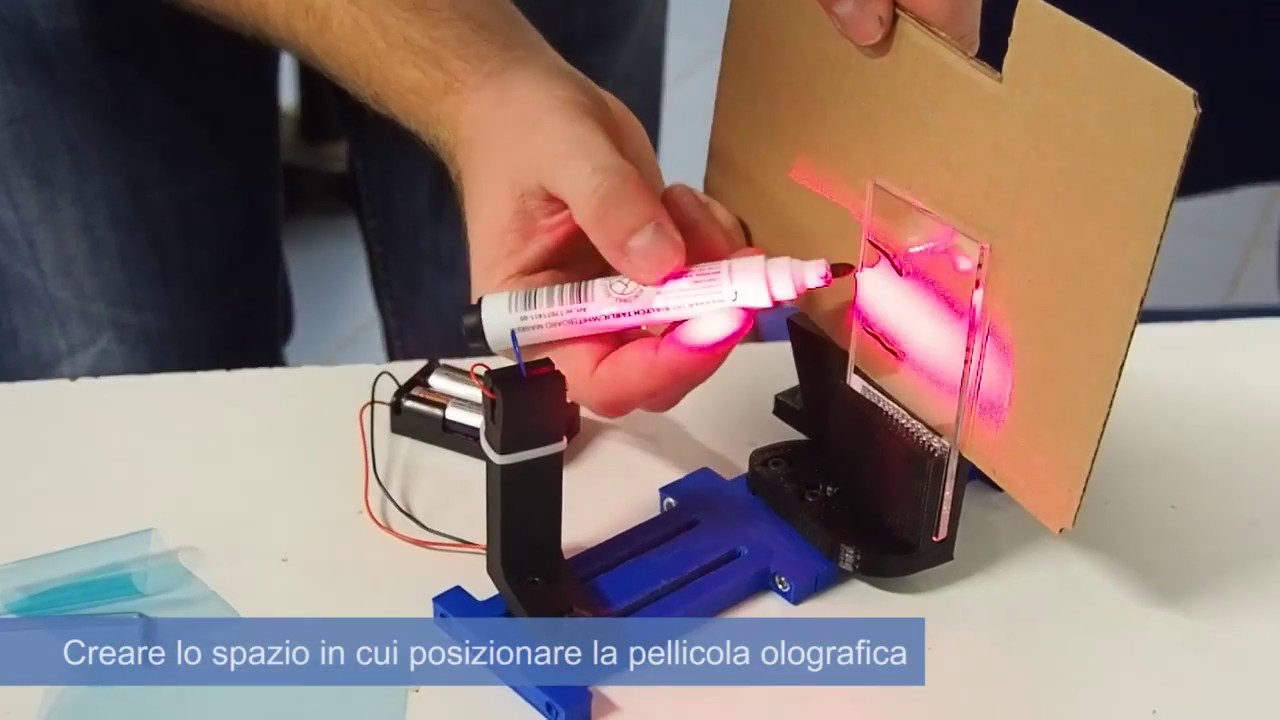 Assembling the Holokit - in Italian