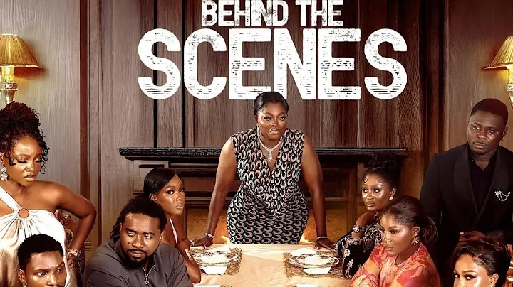 BEHIND THE SCENES.Funke akindele, tobi bakre, officer kamo