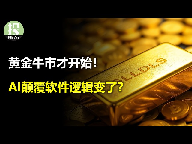 黄金牛市才开始！AI颠覆软件逻辑变了？比互联网泡沫还猛！