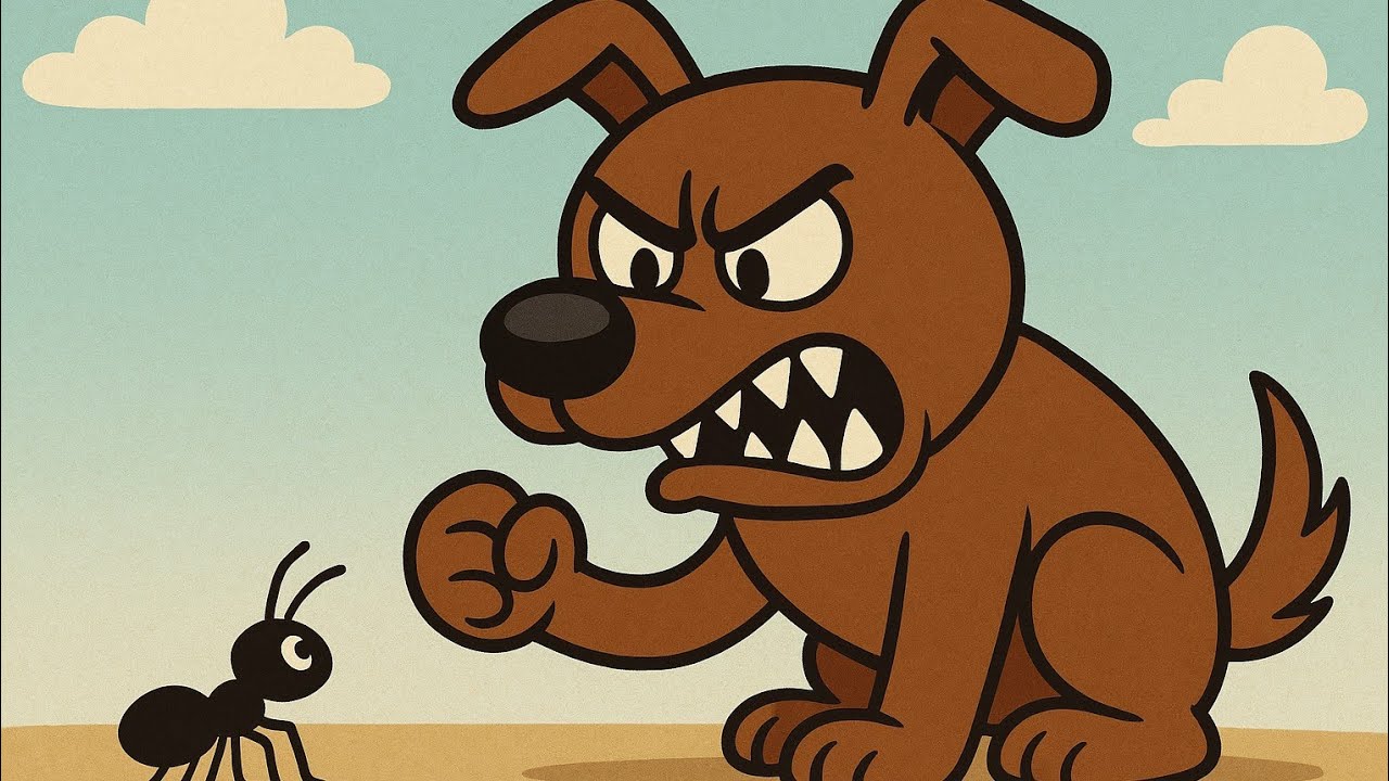 The Dog Who threatened the ant (English Story) @bhavikstories78 