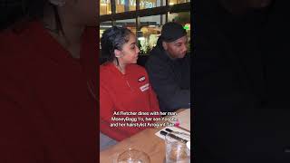 Ari Fletcher and MoneyBagg Yo Dine with Yosohn and Arrogant Tae #celebrity #rap