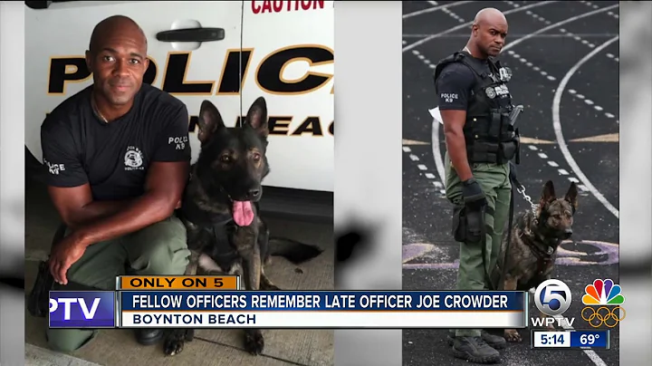 Boynton Beach Police Officer Joe Crowder, who died...