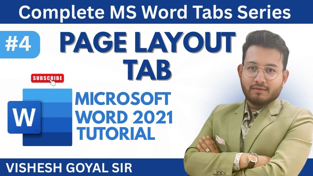 Page Layout Tab In MS Word || Complete Tutorial In Hindi || Step By ...
