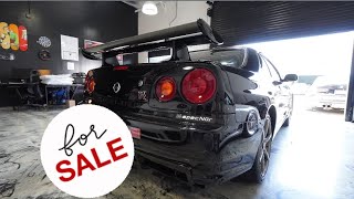 My 2002 GV1 R34 GTR MSpec Nur InDepth look and why I'm selling it!
