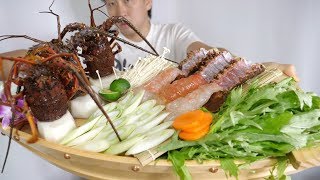 伊勢海老まるごと1匹をしゃぶしゃぶにする料理が存在するみたいなのでやってみたら後戻り不可能に。