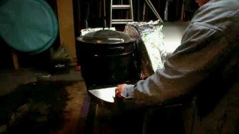 Lost Wax Casting Step 3 of 9 Dewaxing the flasks