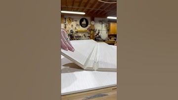 Clean mitered edge floating shelf! #miter #goals #shelf #whiteoak #diy #youcandoit #carpentry