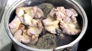 How to boil tripe offal so that it doesn't smell when cooked and is tender