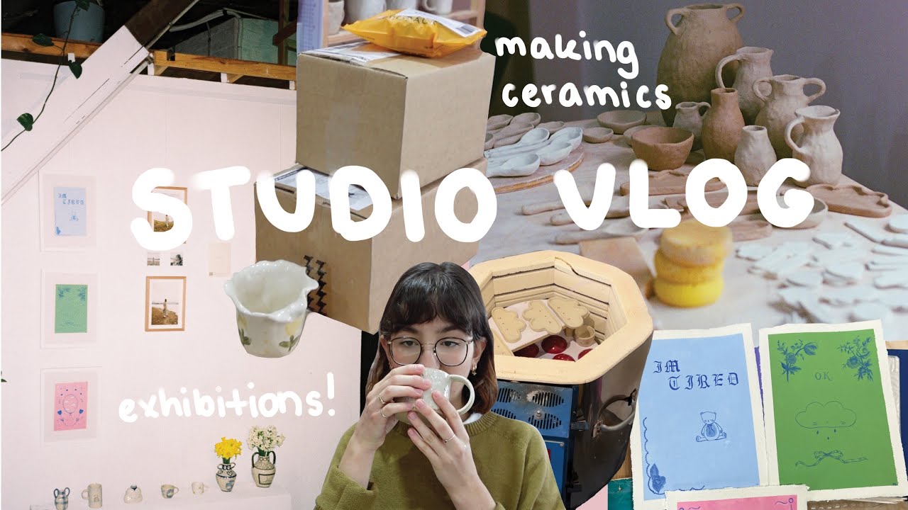 STUDIO VLOG | a week in my life running my small business - exhibitions ...