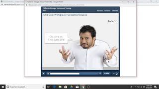 Part 1: Supervisor Harassment Prevention Training Video