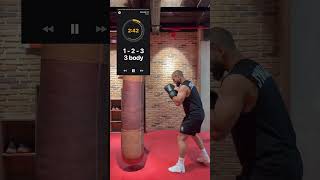 Heavy bag workout with the best boxing app