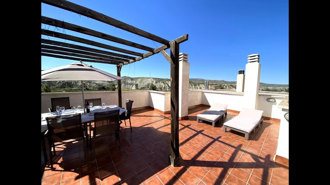 2🛌2🛁 📣75.000€ #Apartment #terrace #solarium #LaHuelga #Sorbas #Linnitt#properties REF:A1753