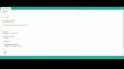 Implementation of serial communication using uart0