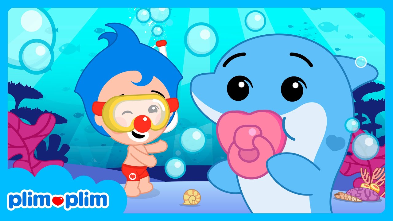 Baby Shark Doo Doo Doo 🦈 Dance & Circle Time Song by Plim Plim ❤️ Kids Songs & Nursery Rhymes