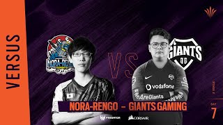 Nora-Rengo vs Giants Gaming \/\/ Rainbow Six APAC North Division 2020 - Stage 2 - Playday #7