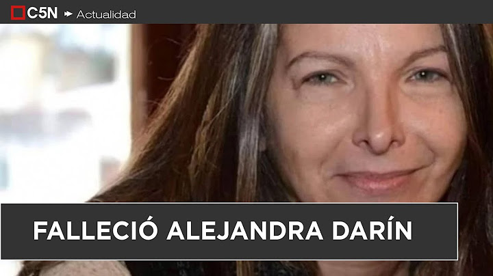 MURIÓ ALEJANDRA DARÍN: la PRESIDENTA de la ASOCIACIÓN ARGENTINA de ACTORES