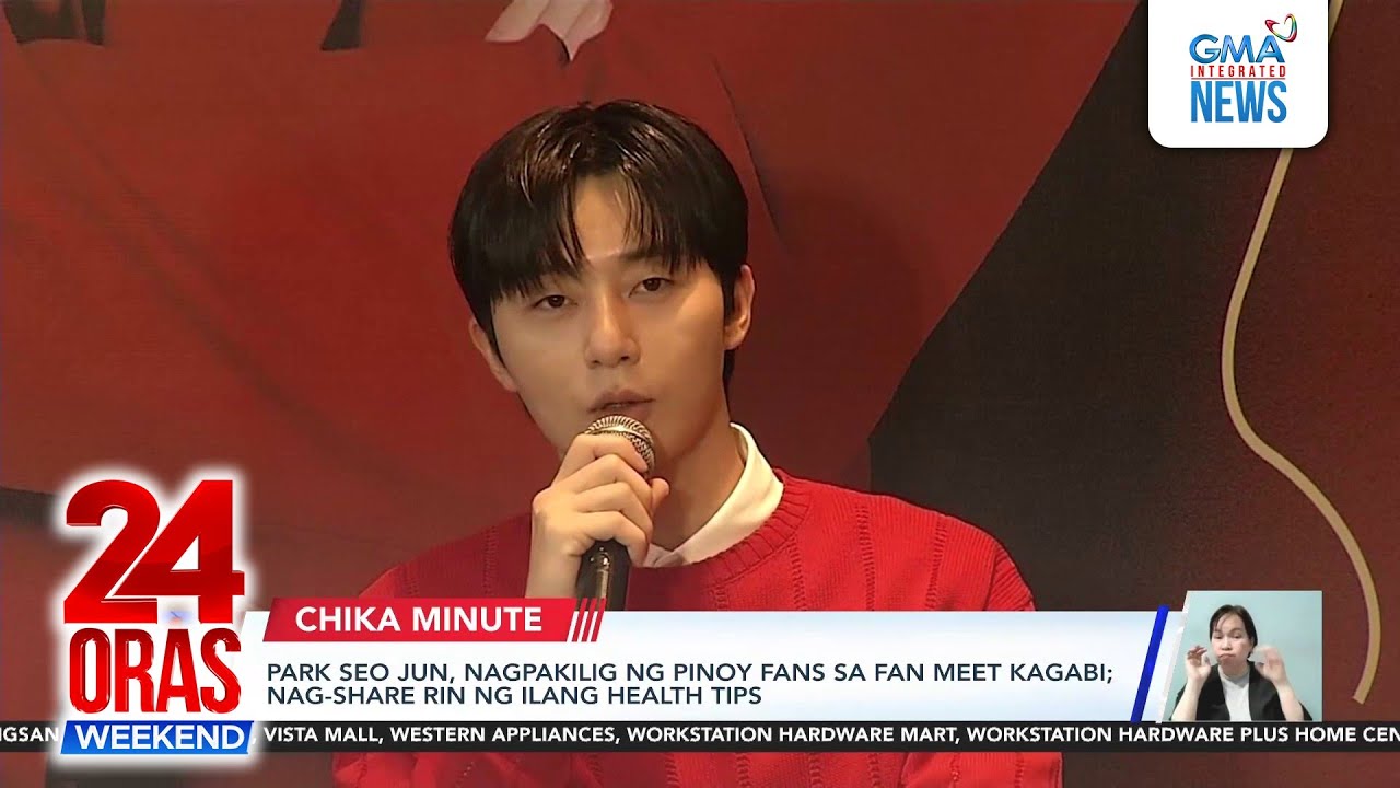 Park Seo Jun, nagpakilig ng Pinoy fans sa fan meet kagabi; nag-share rin ng... | 24 Oras Weekend