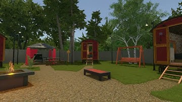 HOUSE FLIPPER - Almost Only a Garden - Turned into wagon AirBnb