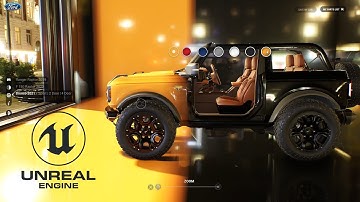 UE5: FORD BRONCO WARTHOG Configurator AND MORE