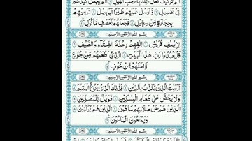 سورة الفيل قريش المعاعون الكوثر تلاوت قران كريم سعد ايوب #مشاري_العفاسي #تلاوات #سعد