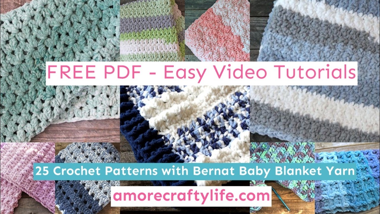 Easy Crochet Blanket Patterns For Beginners Youtube [Free Pattern]