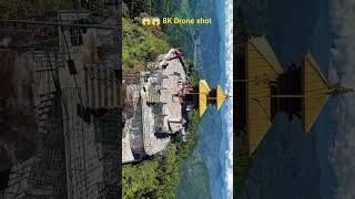 8k drone shot dolly zoom #dronevideo #8k #8kdrone #dollyzoomeffect #gothrough #cinematic #temple