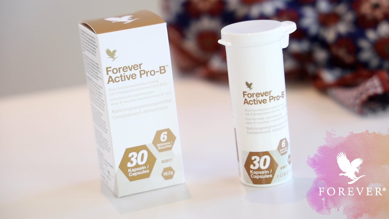 Forever Active Pro-B fördert das Gleichgewicht der Darmflora