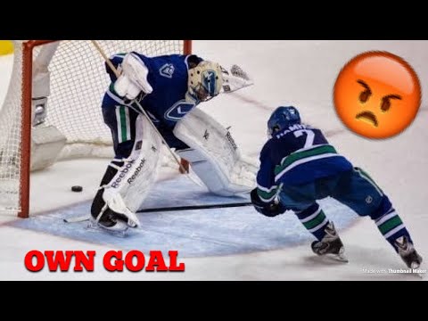 (NHL) 10 MINUTES OF NHL OWN GOALS!! 😡 MUST WATCH!