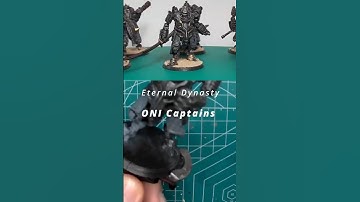 Eternal Dynasty: ONI Captains! #warhammer #hobby #painting #onepagerules  #tabletopgaming