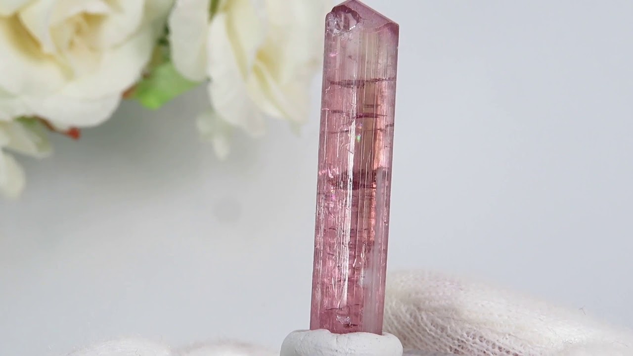 ブラジル ミナスジェライス州産 ピンクトルマリンの結晶 2.9g - cute
