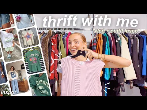 come thrifting with me *vlog + outfit inspo*