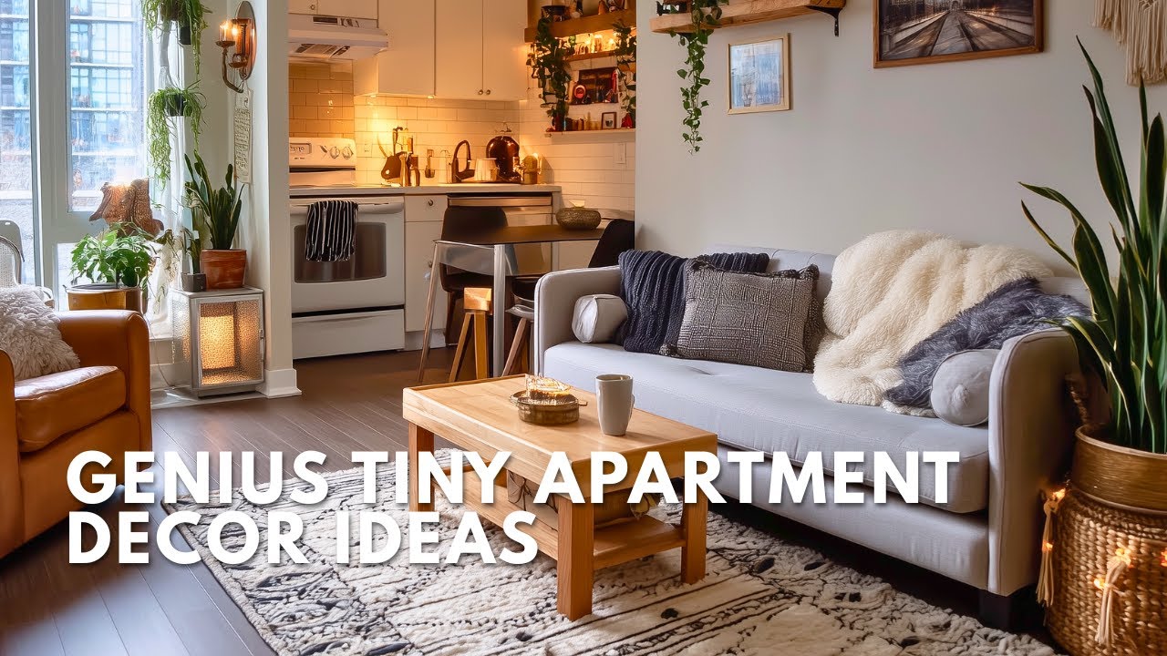 Genius Tiny Apartment Decor Ideas | Smart Hacks to Maximize Every Inch ...