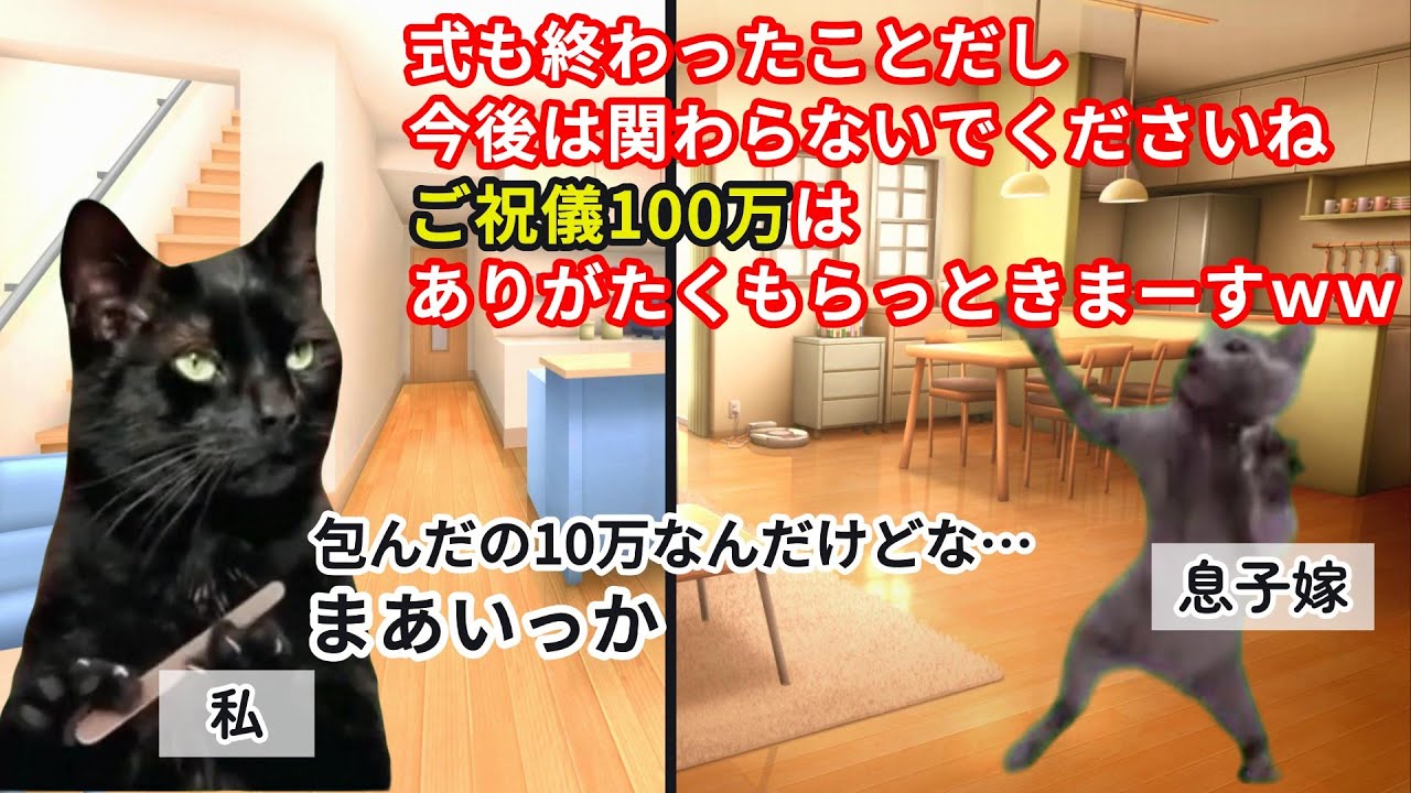 【スカッと猫ミーム】私を毛嫌いし続けた息子嫁に起こった災難！？#猫マニ #猫ミーム