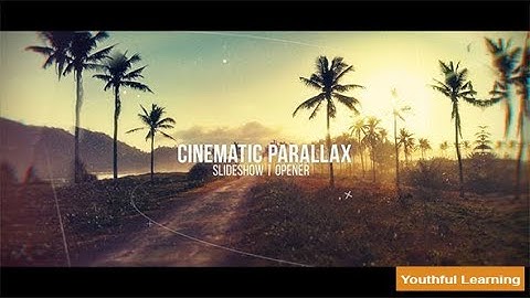 Cinematic Parallax Slideshow Free After Effects Template