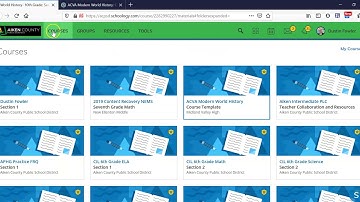 BUILDING SCHOOLOGY MATERIALS-  copying Materials from Courses or Resources