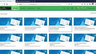 BUILDING SCHOOLOGY MATERIALS-  copying Materials from Courses or Resources