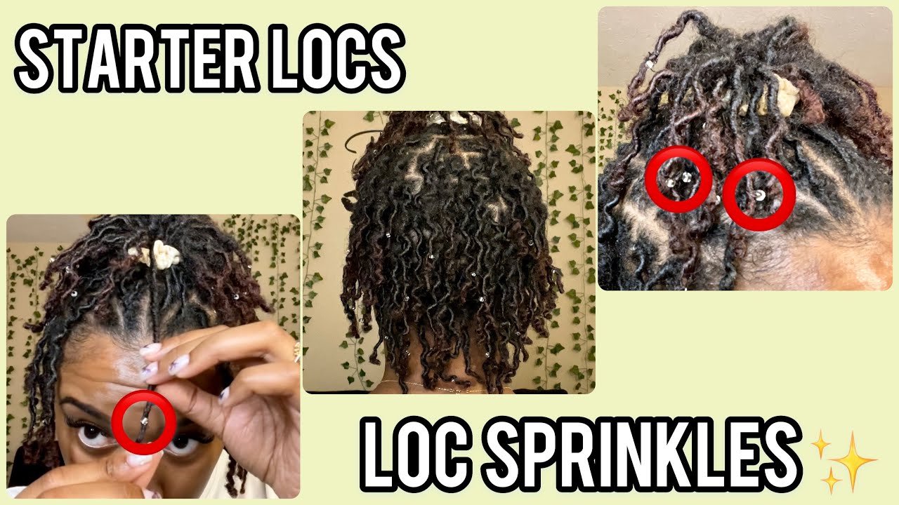 I Put Loc Sprinkles in my Starter Locs ✨ 