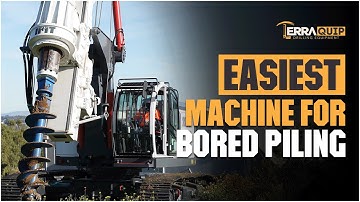 Operator first time drilling on IMT A140 Piling Rig