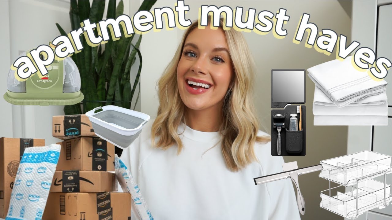 20+  ESSENTIALS I bought for my new apartment, Kitchen, Bathroom
