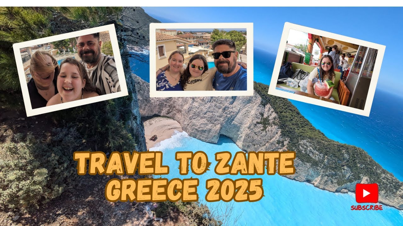 Zante Holiday Vlog Series May 2025 -  Day 1 chill out on The beautiful island of Zakynthos Greece